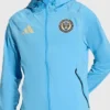 Buy Philadelphia Union 2026 Tiro Tech Blue Full Zip Hooded Windbreaker Jacket 