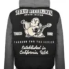 Buy True Religion Black Puffer Varsity Jacket For Sale 