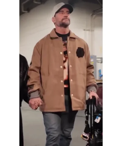 CM Punk Chicago Blackhawks Cashmere Jacket