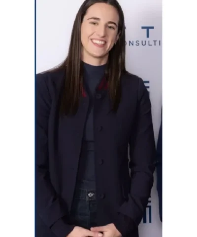 Caitlin Clark FTI Consultant Varsity Blazer