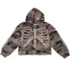 Camo Bones Zip-Up Hoodie
