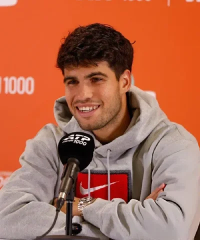 Carlos Alcaraz Miami Open 2026 Grey Hoodie