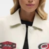 Carolina Hurricanes Heathered Bone Coach’s Jacket
