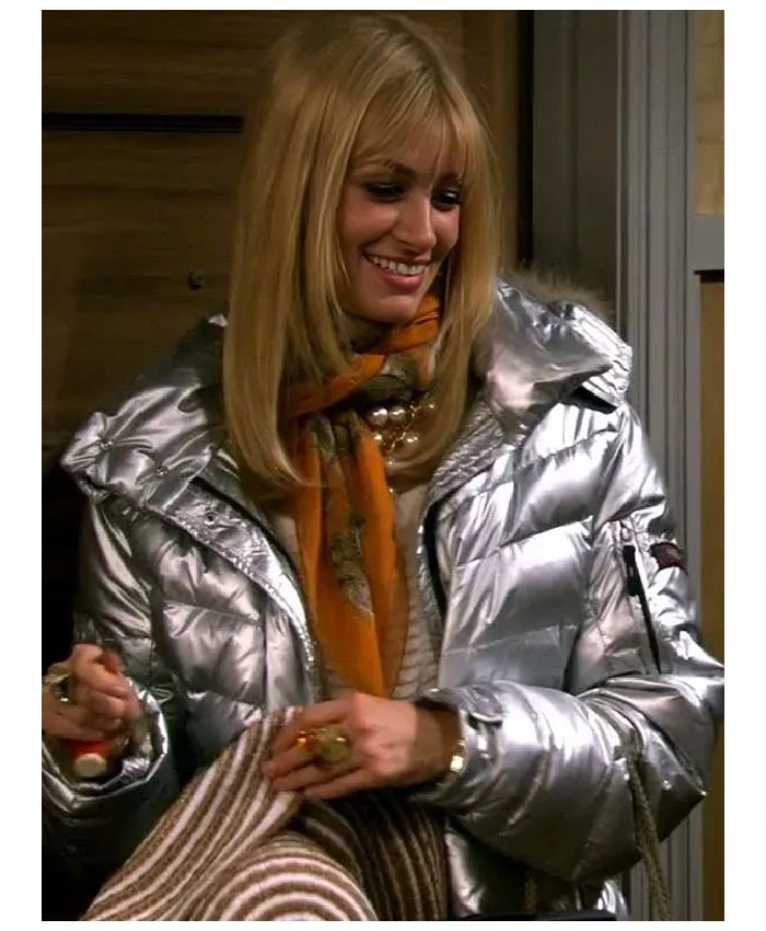Beth Behrs 2 Broke Girls S04 Puffer Jacket - Image 2