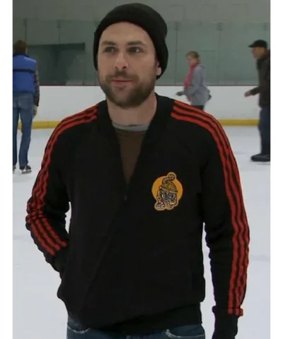 Charlie Day Its Always Sunny in Philadelphia Charlie Kelly Black Bomber Jacket