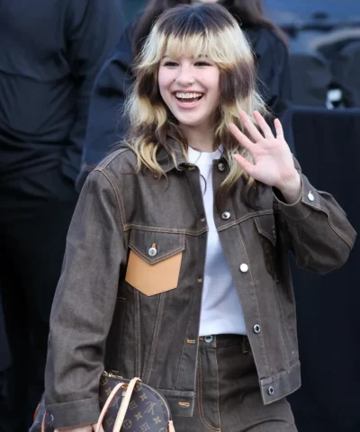 Chic Alysa Liu Louis Vuitton Fall 2026 Paris Fashion Denim Jacket