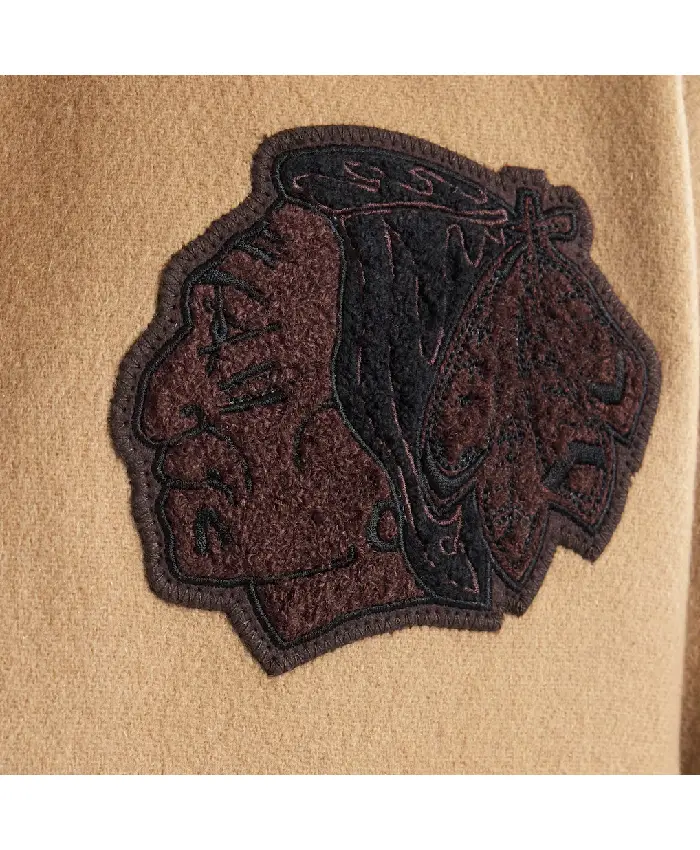 Chicago Blackhawks Cashmere Full-Snap Jacket