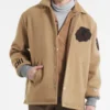 Chicago Blackhawks Todd Snyder Oatmeal Cashmere Coaches Jacket