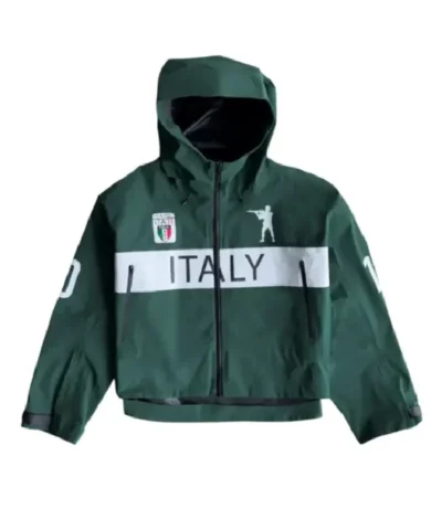 Chief Keef Italy Green Hooded Jacket