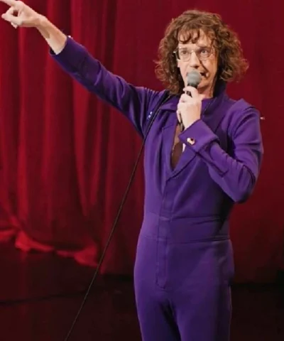 Chris Fleming Live at the Palace Purple Jumpsuit