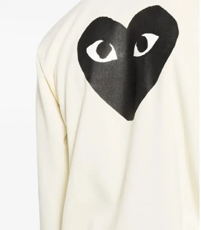 Comme Des Garcons Play Heart-Print Trck Jackt