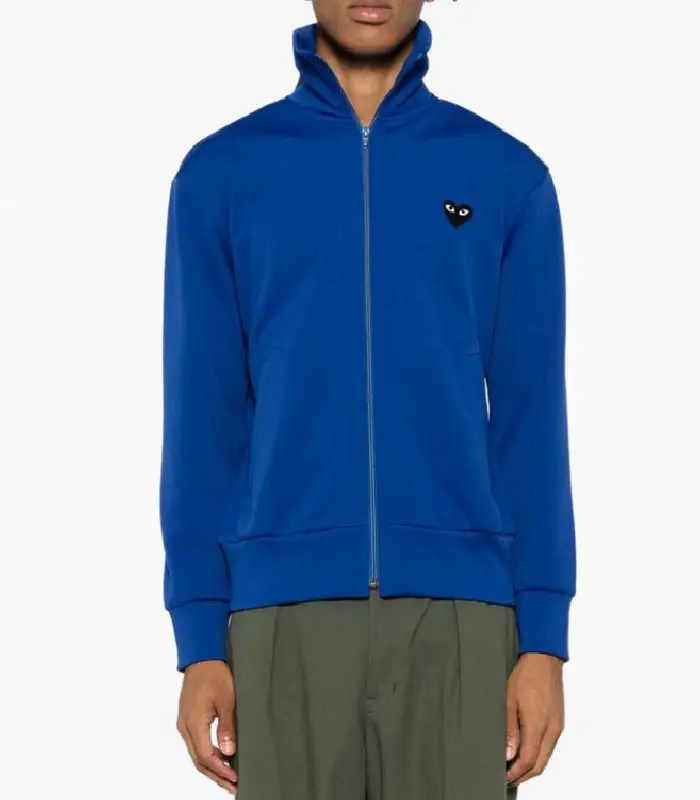 Comme Des Garcons Play Heart-Print Track Jcket