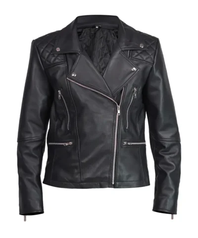 Dai Feng Boss Level Black Leather Jacket