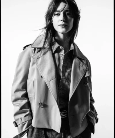 Daisy Edgar-Jones Cropped Burberry Trench Coat