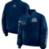 Dallas Cowboys Patch Navy Bomber Jacket For Men and Women 