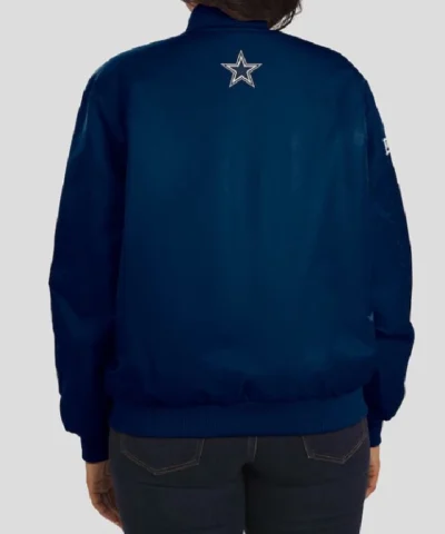 Dallas Cowboys Patch Navy Jacket For Men and Women 