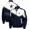 Dallas Cowboys Tape II Lightweight Navy and White Jacket