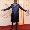 Damson Idris Prada Academy Awards Oscars Double Breasted Navy Coat