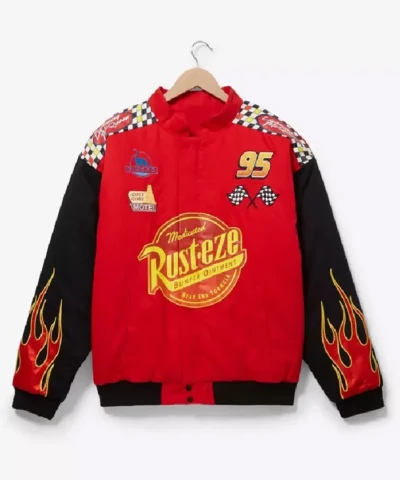Disney Pixar Cars Lightning McQueen Cotton Racing Jacket