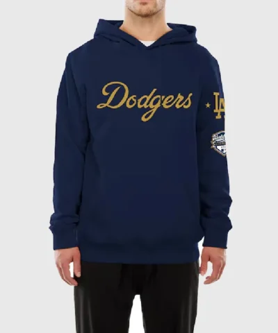 Dodgers New Era 2026 Gold Collection Logo Hoodie