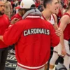 Donovan Mitchell Day Off Louisville Cardinals Bomber Jacket