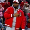 Donovan Mitchell Day Off Louisville Cardinals Red Jacket