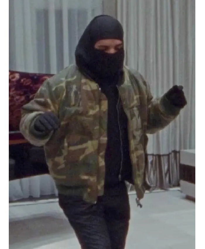 Drake Toosie Slide Raf Simons Riot Green Camo Bomber Jacket For Men and Women