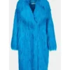 Elsbeth S03 Carrie Preston Blue Fur Coat