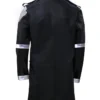FFXV Final Fantasy XV 15 Video Game Military Style Kingsglaive Black Leather Coat