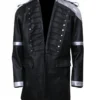 FFXV Final Fantasy XV Kingsglaive Black Leather Coat