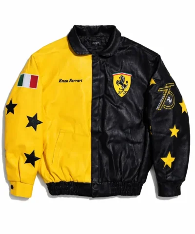 Ferrari-Enzo-F1-Leather-Jacket