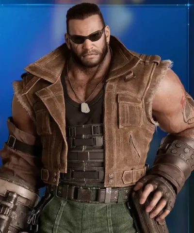 Final Fantasy VII Remake Barret Wallace Brown Vest