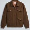 Floyd Smernitch TV Series DTF St Louis 2026 David Harbour Multi Pocket Brown Cotton Jacket