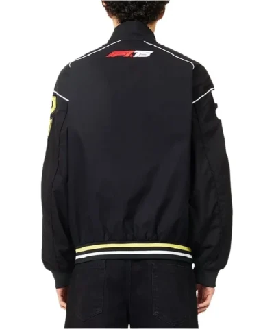 Formula 1 x Peanuts F175 Snoopy Dog Woven Mechanics Racing Black Jacket