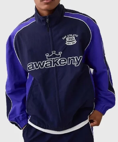 Gap × Awake NY 2026 Full Zip Navy Track Jacket