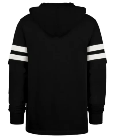 Get Eagles Quick Switch Black Graphic Pullover Hoodie