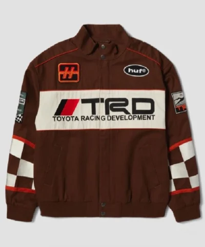 HUF x Toyota TRD Global Racing Brown Jacket