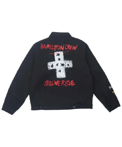 Hamilton Crew Las Vegas Steadman Stars Motorcycle Black Jacket For Men and Women