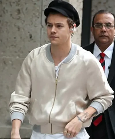 Harry Style Metallic Satin Jacket
