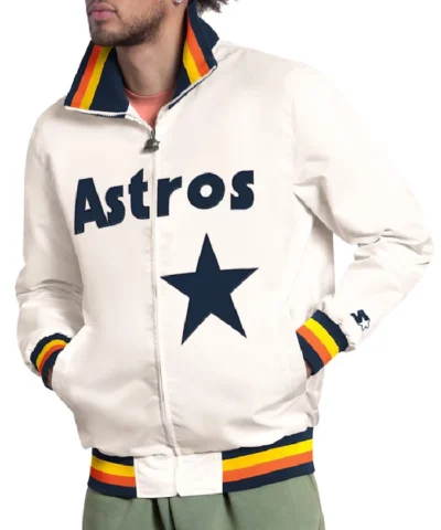 Houston Astros The Captain Logo Varsity Jacket