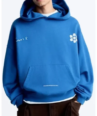 Hyun tak WEAK HERO CLASS 2 Go Blue Pullover Hoodie