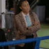 Jessica Williams Shrinking Leopard Blazer
