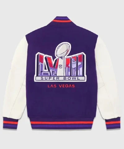 Alternative view of OVO x NFL Super Bowl LVIII Varsity Jacket