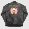 Journey Freedom Black Bomber Leather Jacket