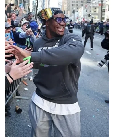 Kenneth Walker Super Bowl Victory Celebration Hoodie