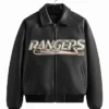 Kith AVIREX NY Rangers Black Jacket