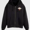 Levis x Jordan Black Zip Up Fleece Hoodie