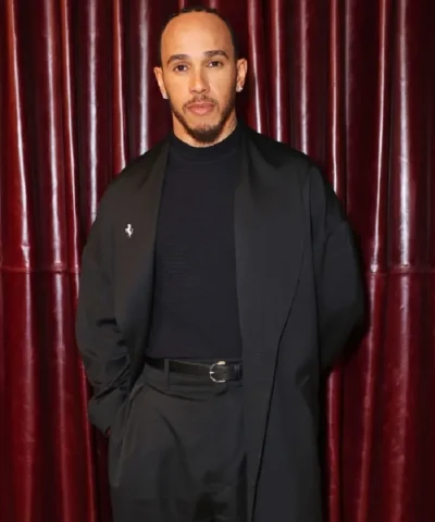 Lewis Hamilton Ferrari Style London Store Opening Event Coat