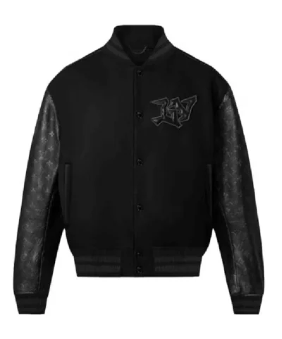 Louis Vuitton Monogram Embossed Leather Jacket