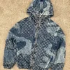 Louis Vuitton Patchwork Denim Hoodie
